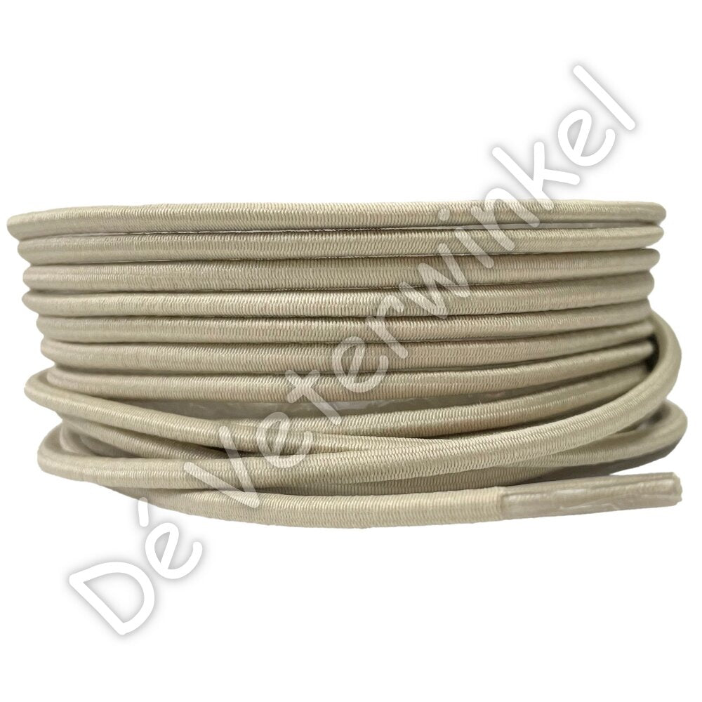 Rond 3mm ELASTIEK Beige