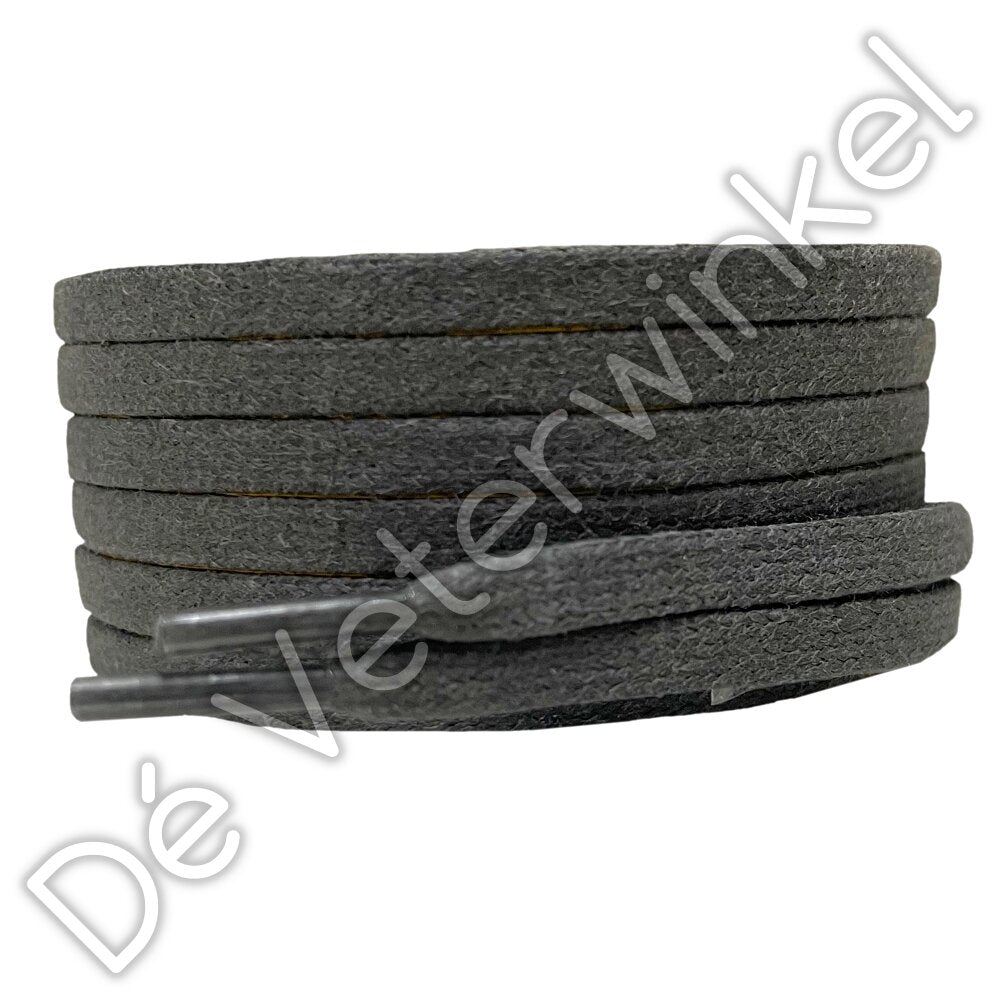 Plat 4mm wax Donkergrijs