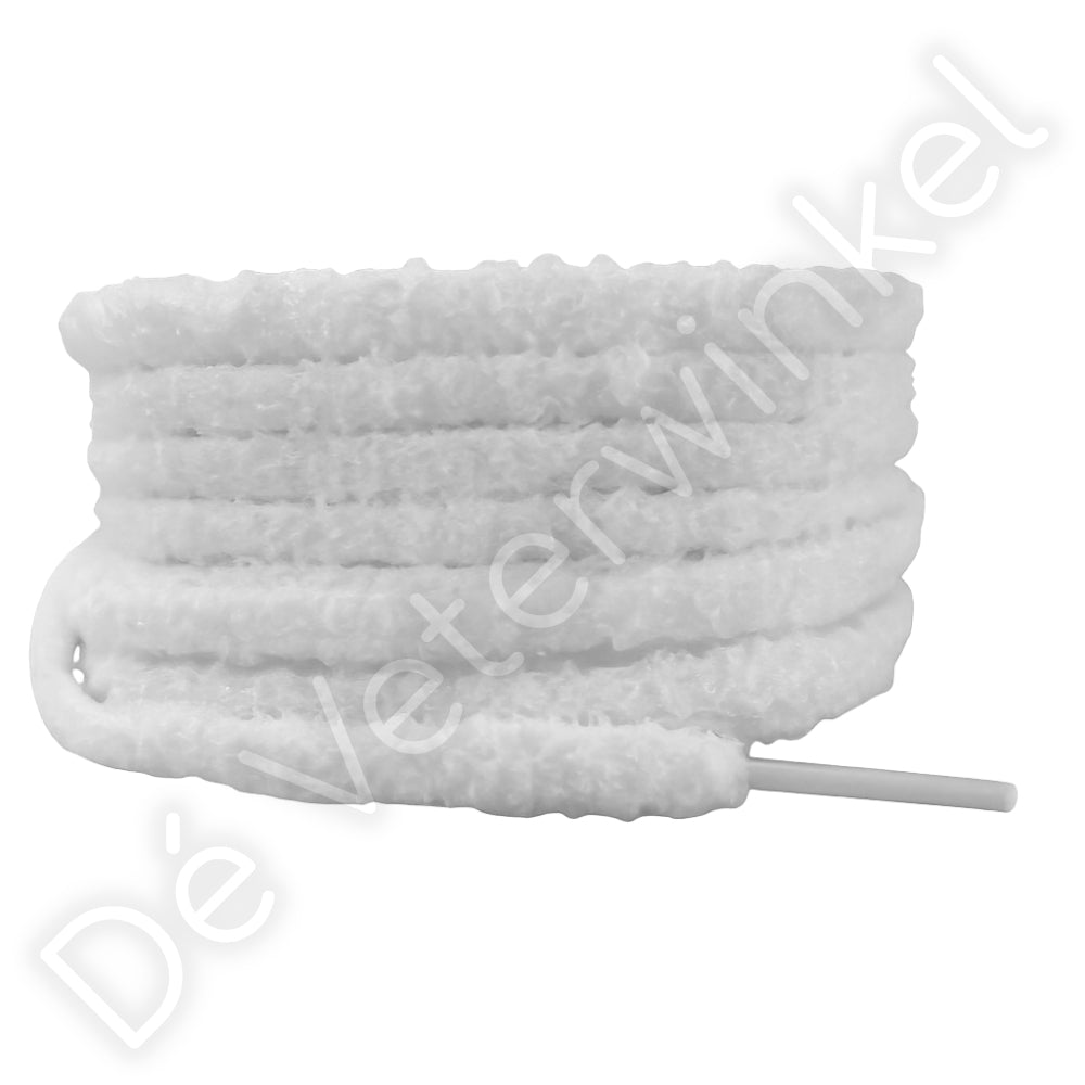 Fluffy veters 10mm Snow White