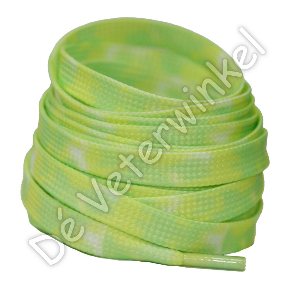 Tie Dye 8mm Lime Yellow