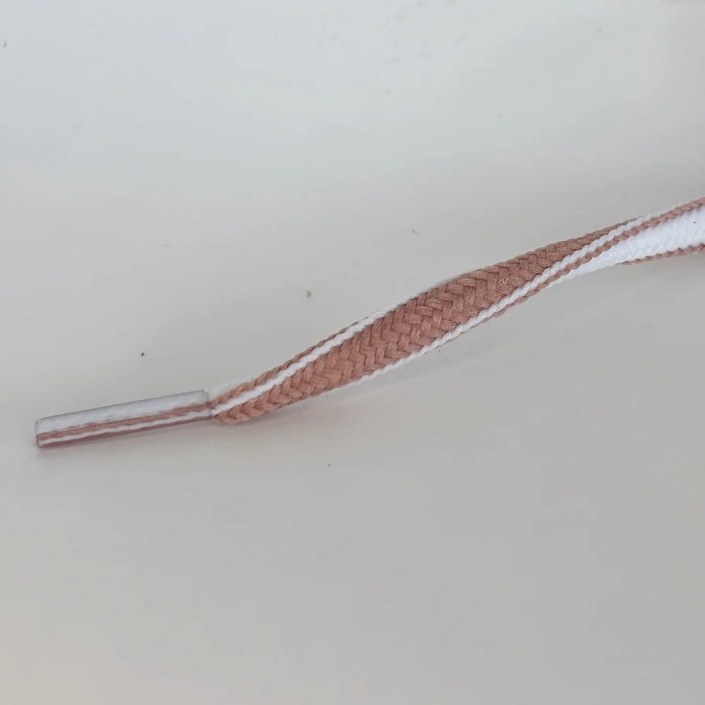 Ovale veter 5mm Two-Tone TaupeRoze/Wit