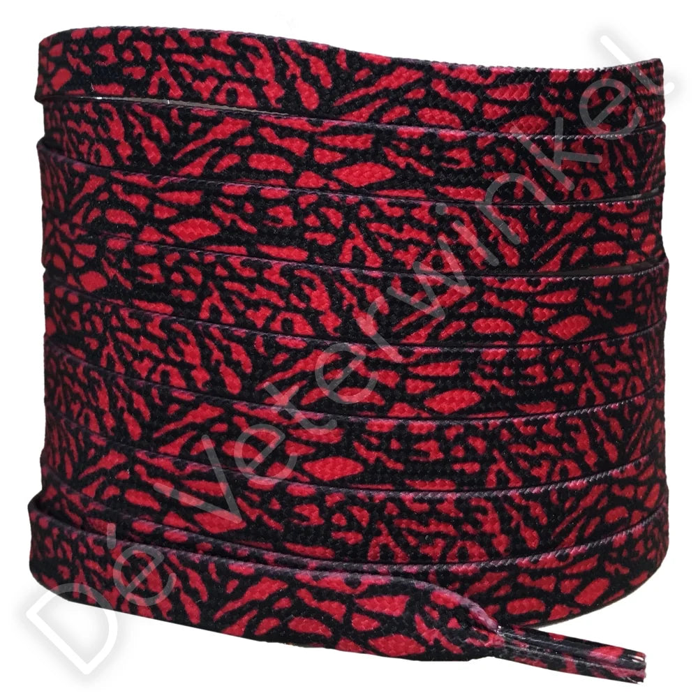 Animal printveters 8mm Rood/Zwart