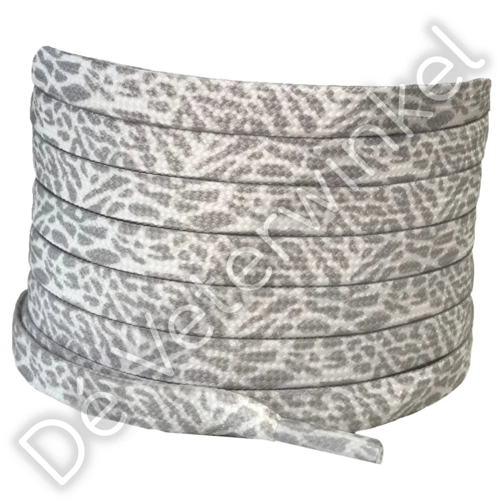 Animal printveters 8mm Zilver/Wit