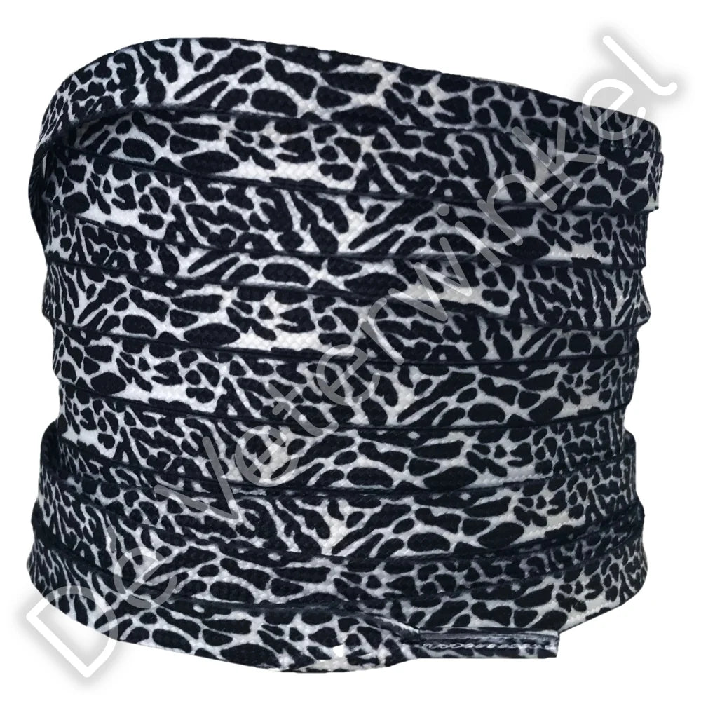 Animal printveters 8mm Zwart/Wit