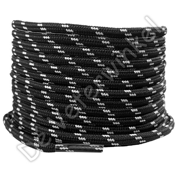 Round 5mm polyester Black-/White accent (KL.2301)