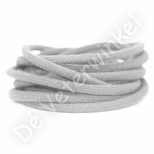 Round 5mm cotton Light Grey (KL.P128) - BOX