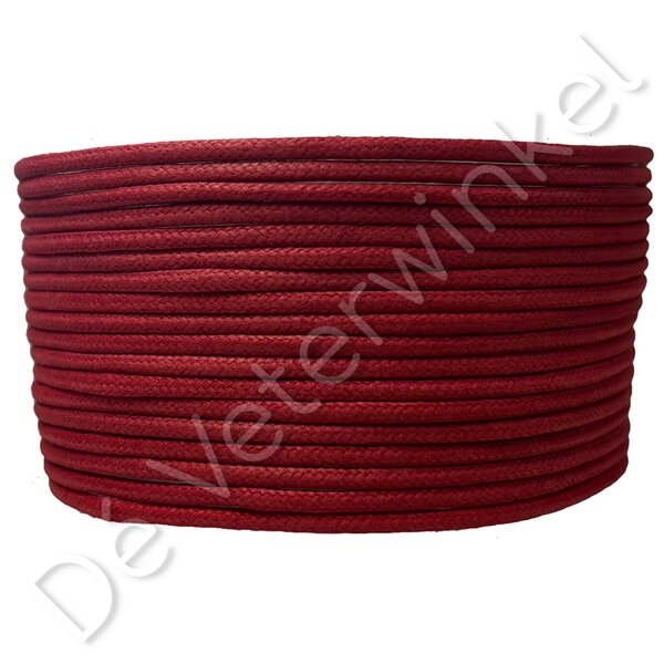 Rond wax 2mm Rood (KL.P346) ROL