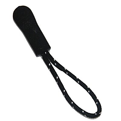 Zipper Puller Black/Reflection