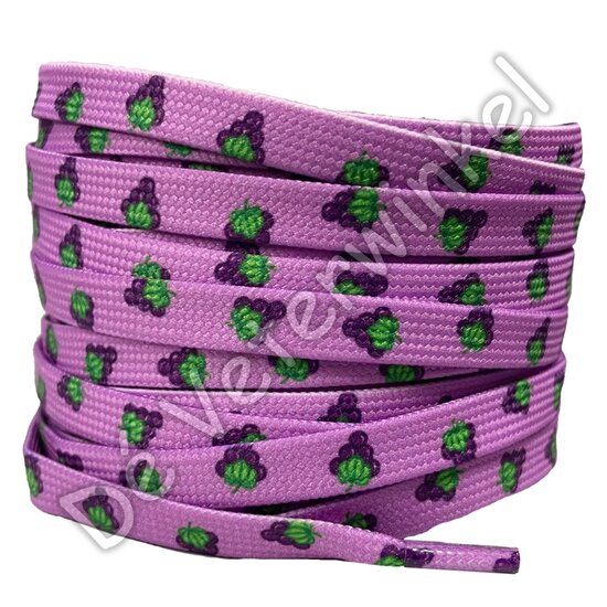 Print laces 8mm Grape (KL.DRYF)