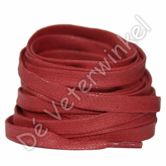 Flat 8mm WAXED Red (KL.P346) ROLL