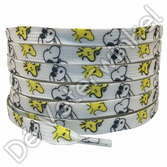 Print laces 8mm Snoopy (KL.SNOP)