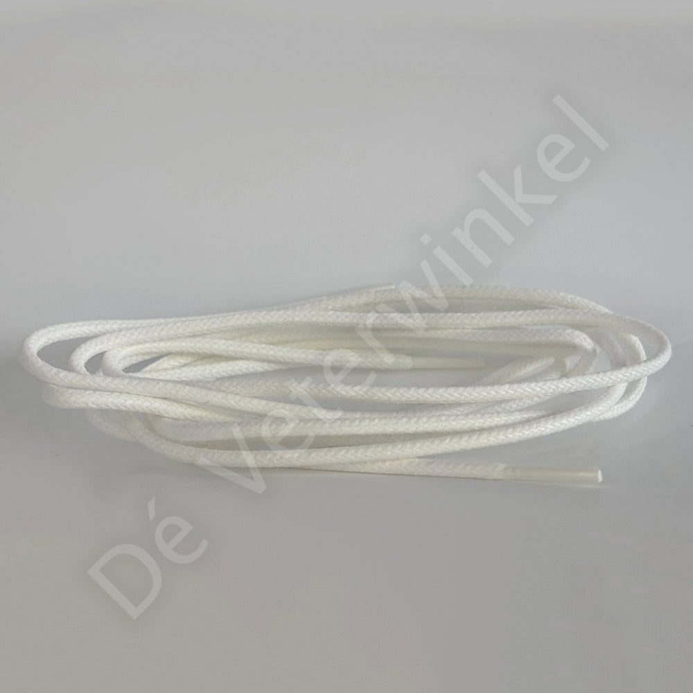 Rond 2mm wax Gebroken Wit