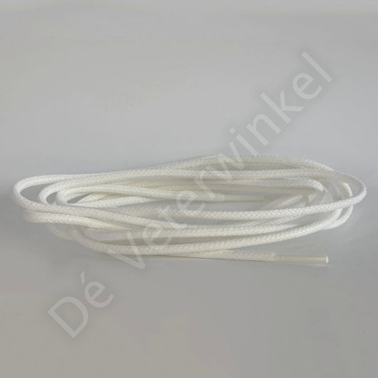 Rond 2mm wax Gebroken Wit