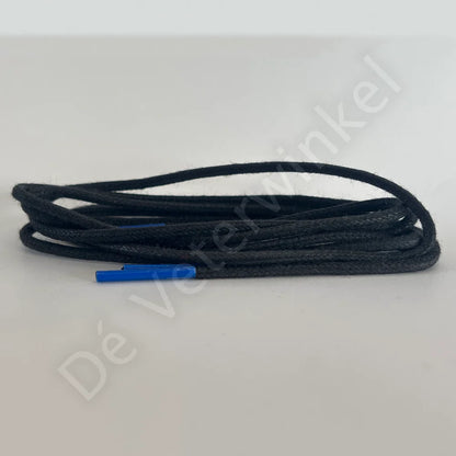 Rond 2mm wax Zwart-/ Blauwe pinken