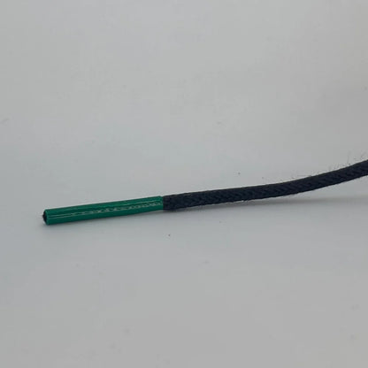 Rond 2mm wax Zwart-/ Groene pinken