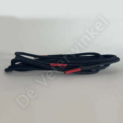 Rond 2mm wax Zwart-/ Rode pinken