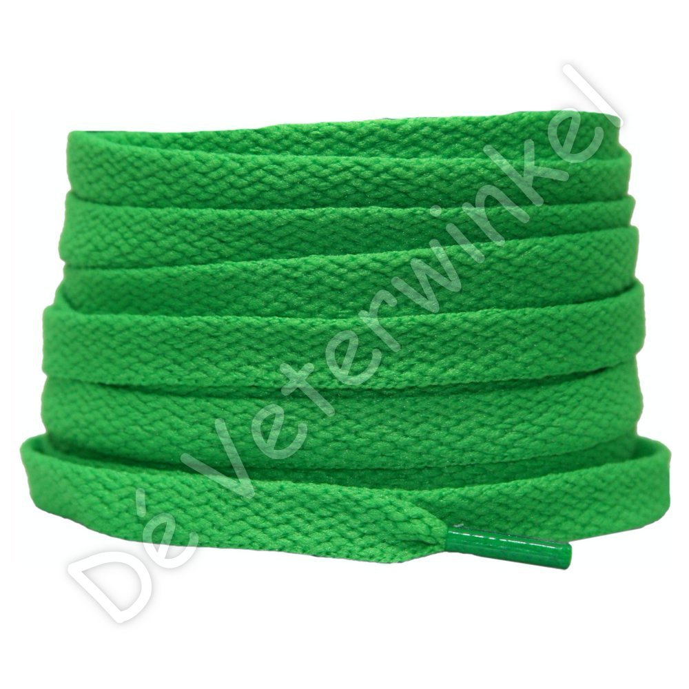 Nike veters plat 8mm Appelgroen