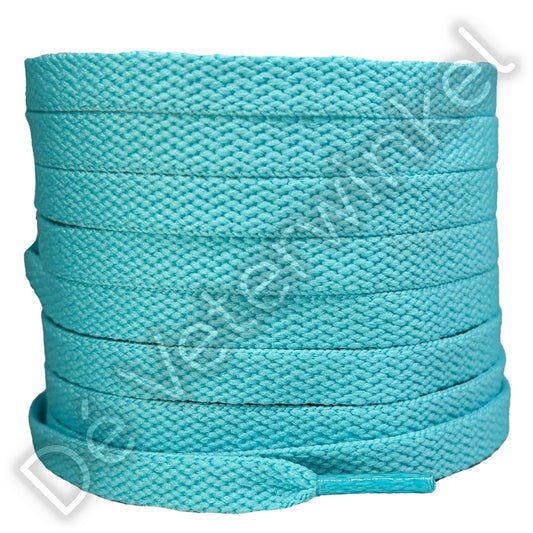 Nike veters plat 8mm Azuurblauw
