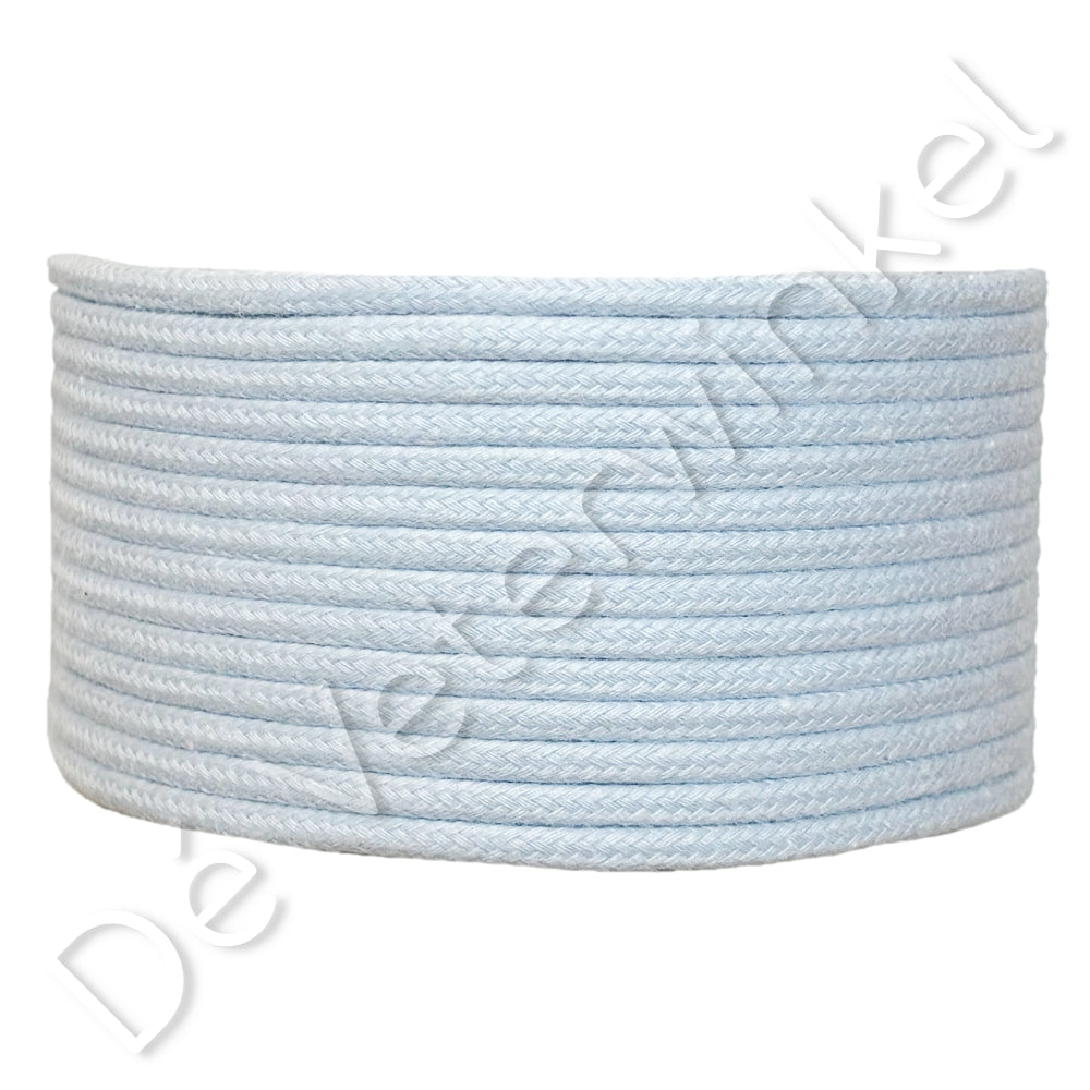 Koordveter 3mm katoen Baby Blauw