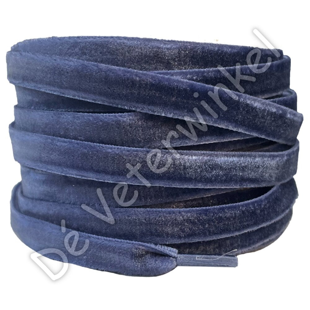 Fluweel 10mm Blauw
