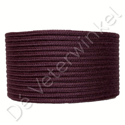 Koordveter 3mm katoen Bordeaux