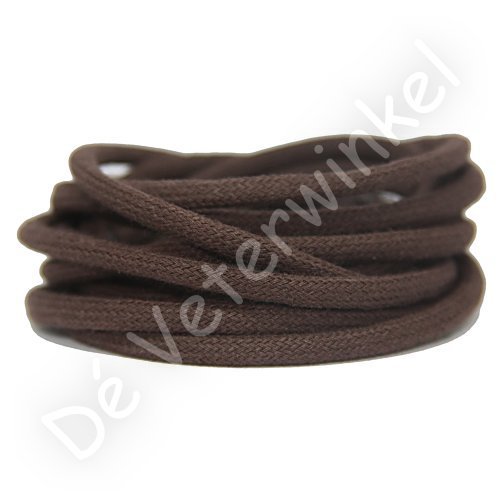 Rond 5mm katoen Bruin