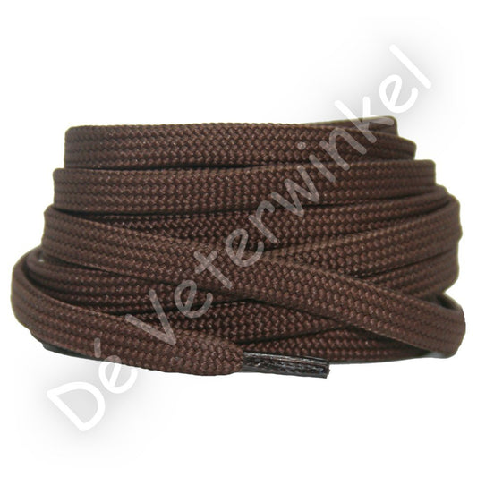 Plat 8mm polyester Bruin