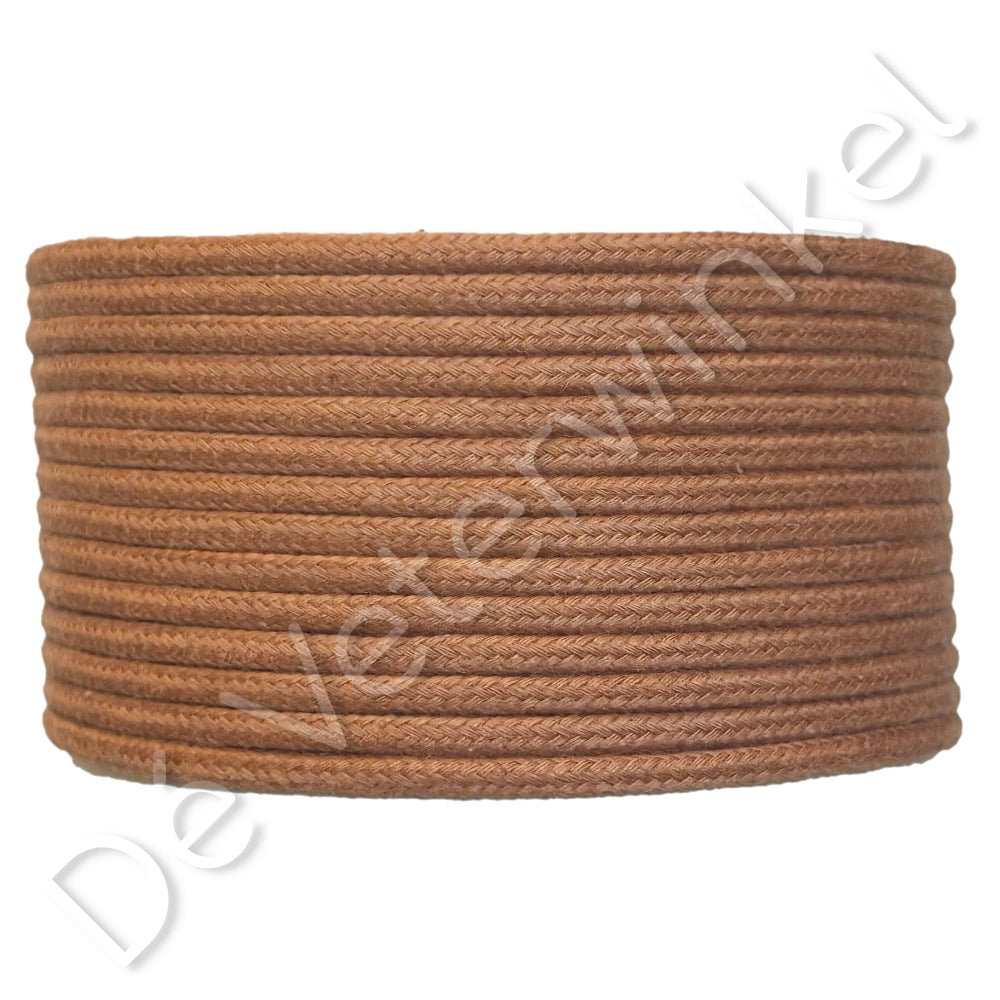 Koordveter 3mm katoen Cognac