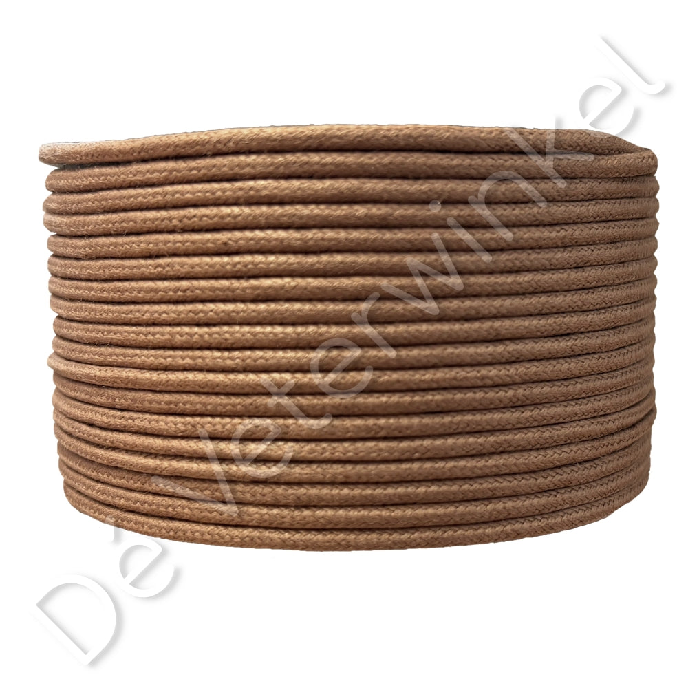 Rond 2mm wax Cognac