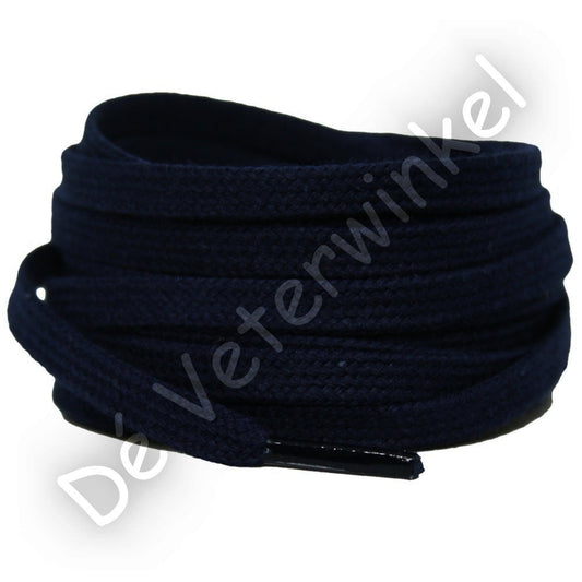 Plat katoen 6mm Donkerblauw
