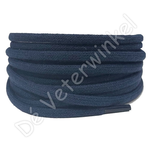 Rond 5mm katoen Donkerblauw