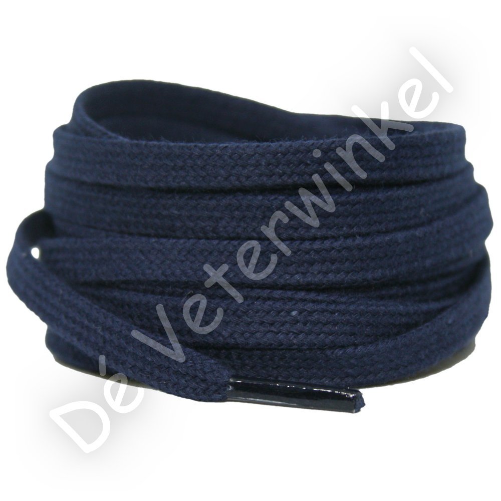 Plat katoen 6mm Light Navy