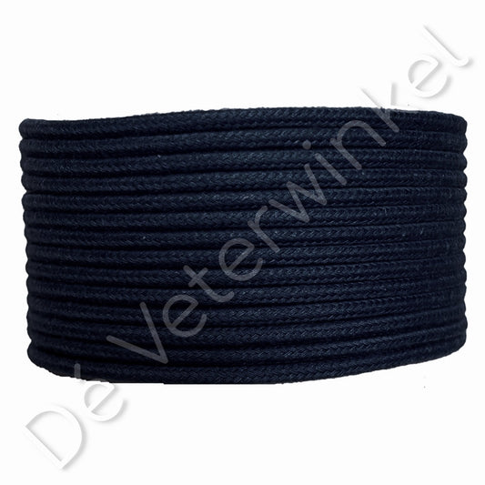Koordveter 3mm katoen Donkerblauw