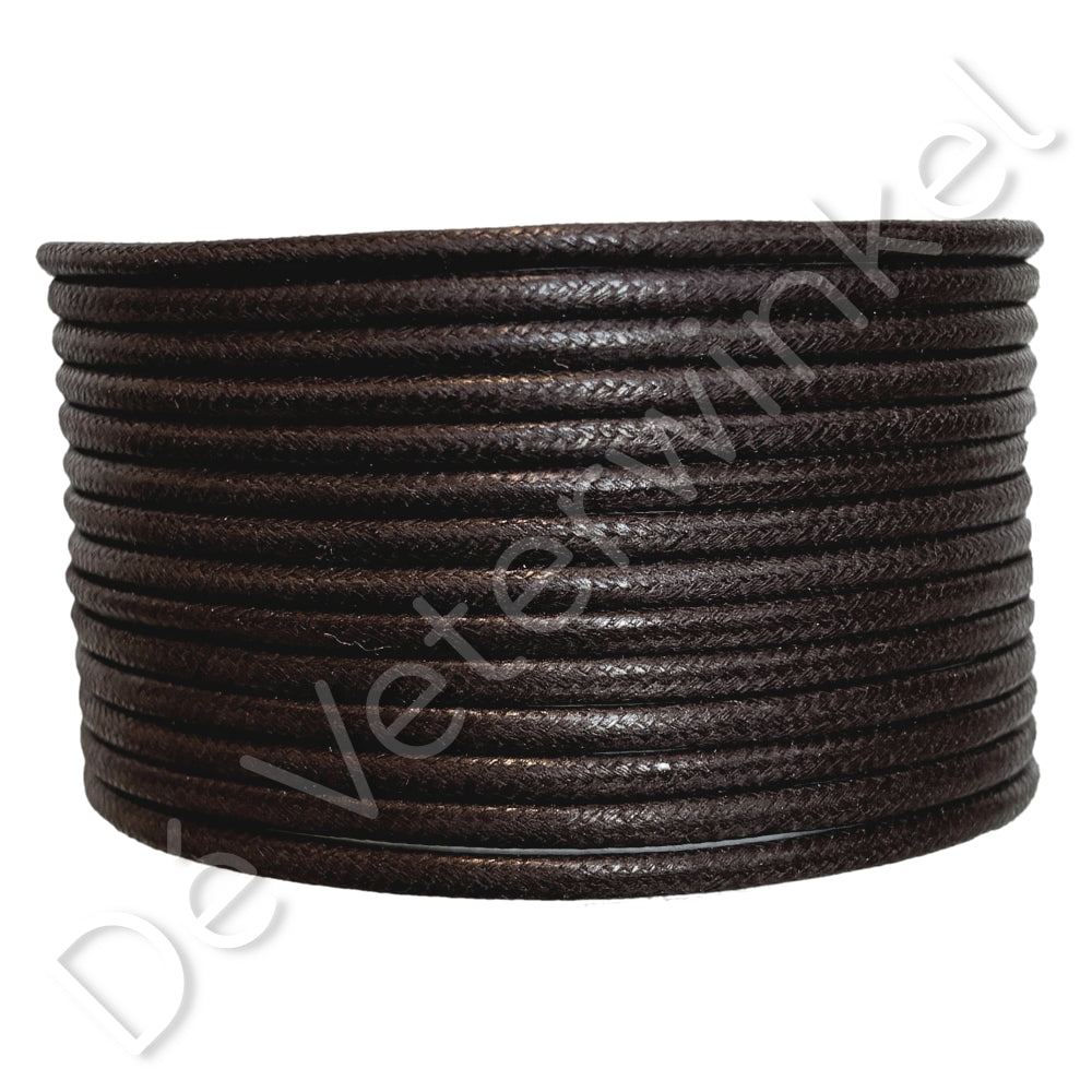 Trendveter 3mm WAX Donkerbruin