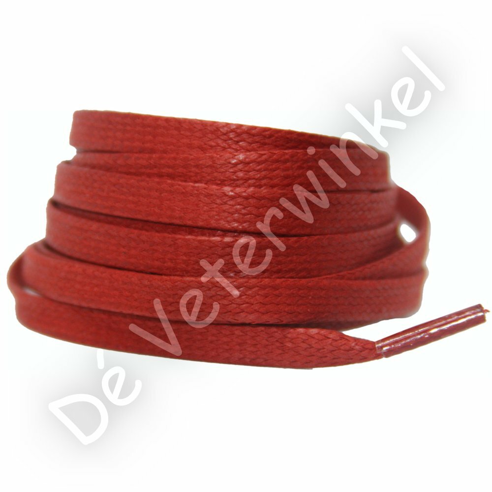 Plat 6mm wax Donkerrood