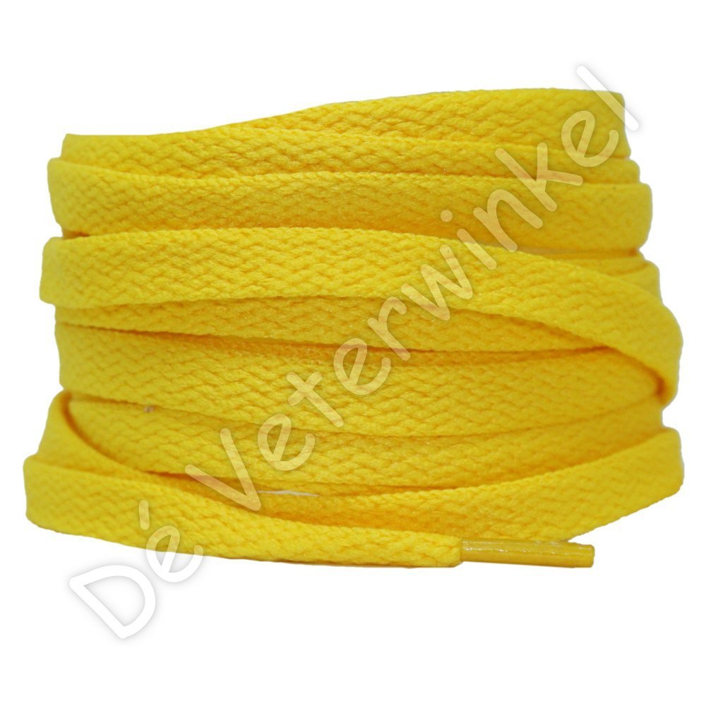 Nike veters plat 8mm Geel