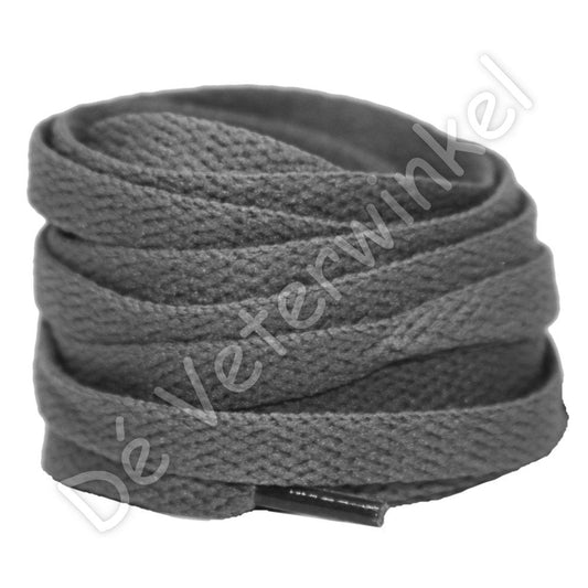 Nike veters plat 8mm Grijs