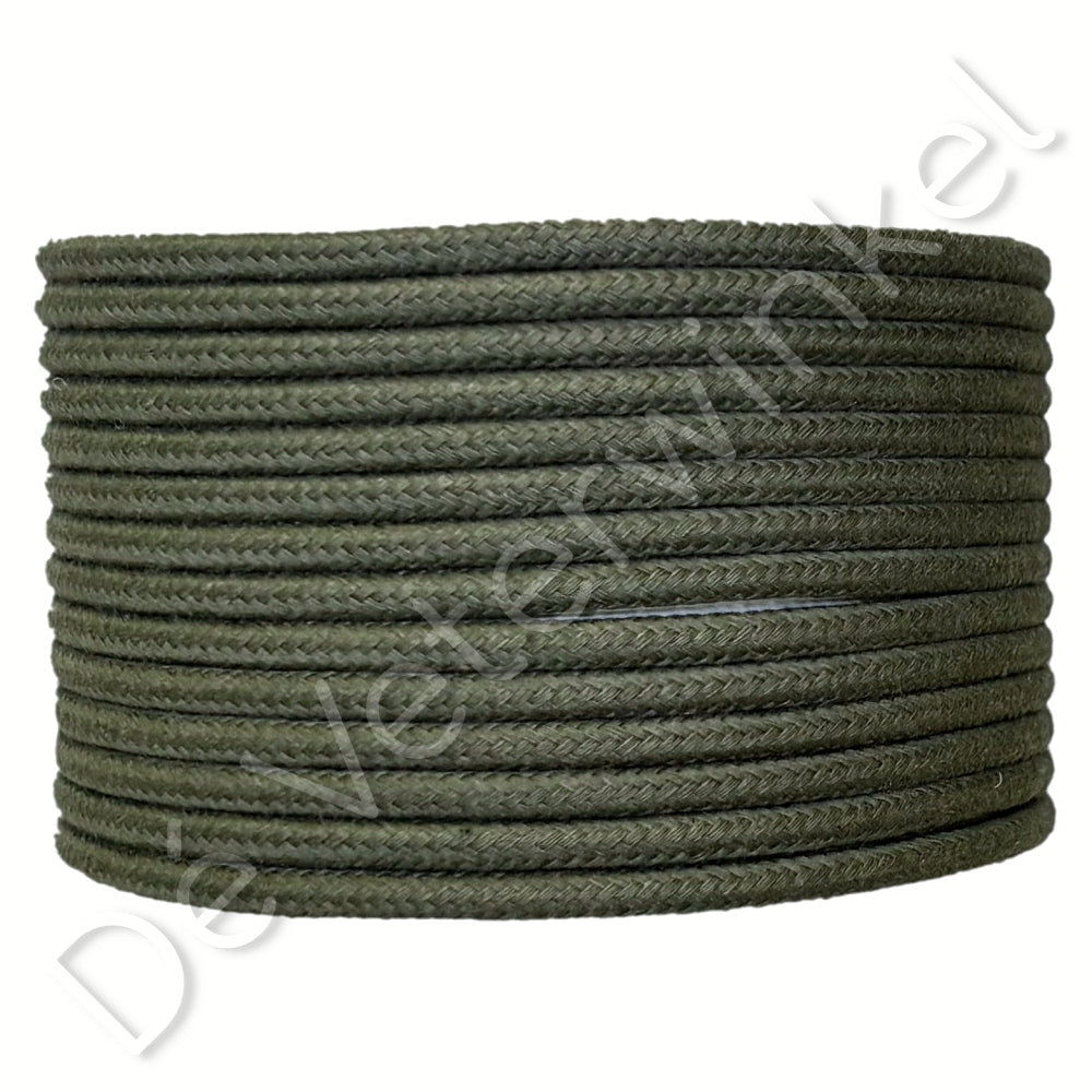 Rond 4mm katoen Groen