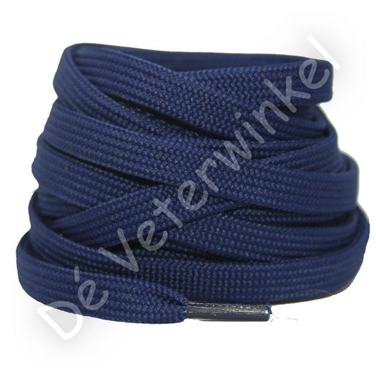 Plat 8mm polyester Jeansblauw