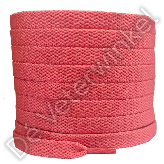 Nike veters plat 8mm Licht Koraal
