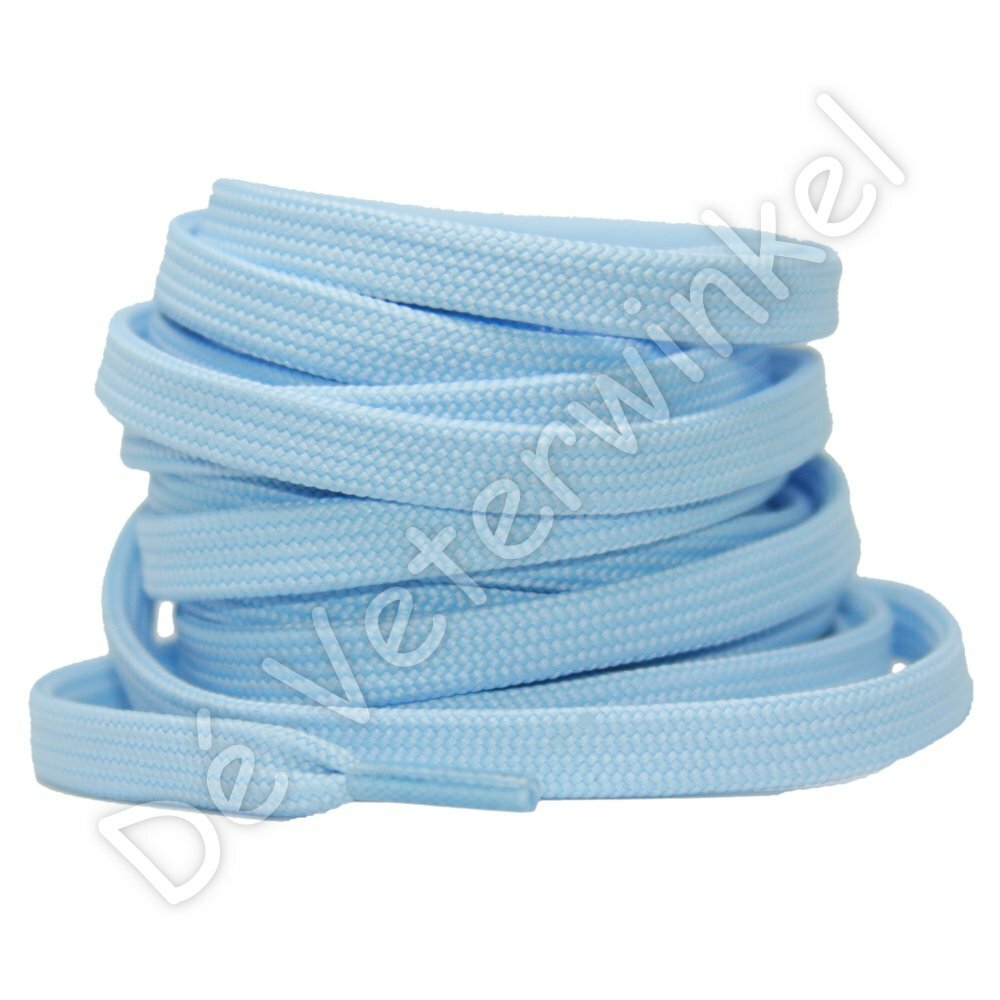 Plat 8mm polyester Lichtblauw