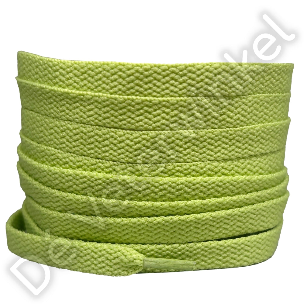 Nike veters plat 8mm Lichtgroen