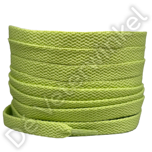 Nike veters plat 8mm Lichtgroen