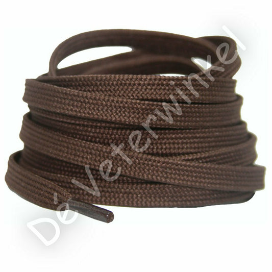 Plat 8mm polyester Middelbruin