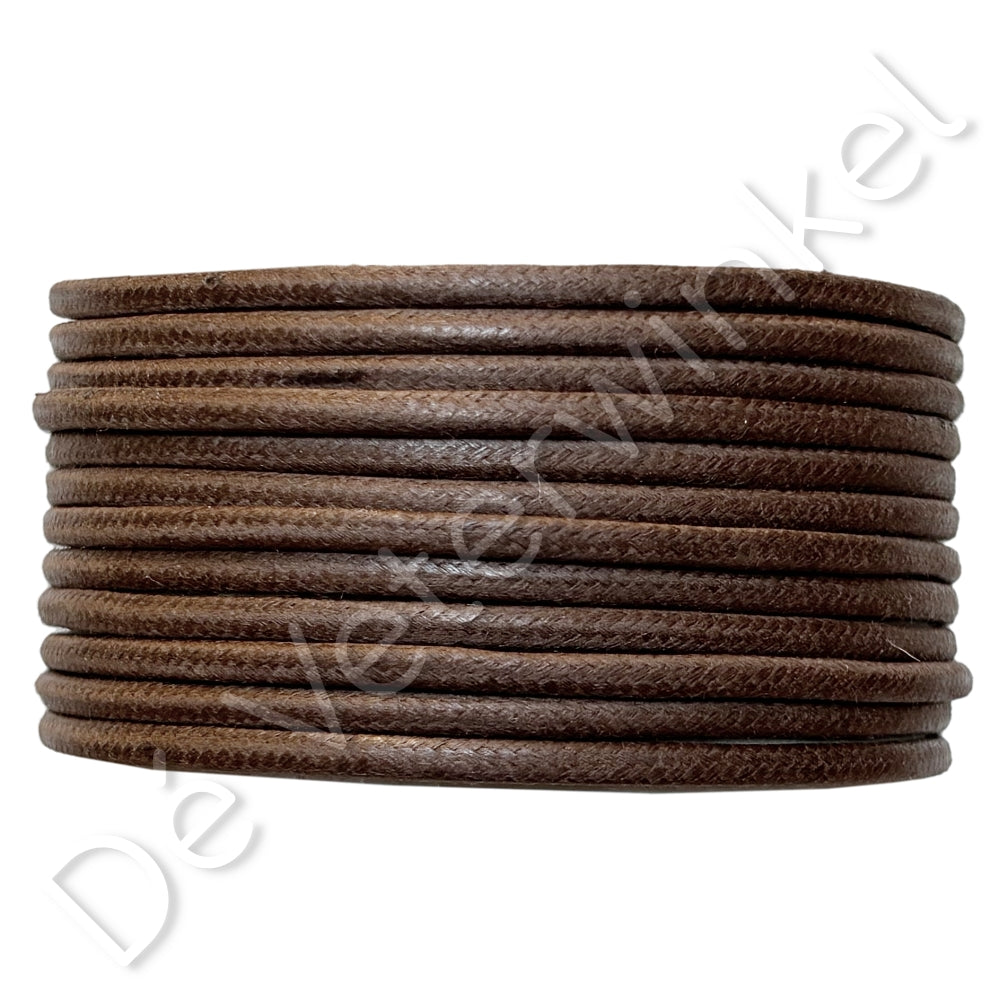 Trendveter 3mm WAX Middelbruin