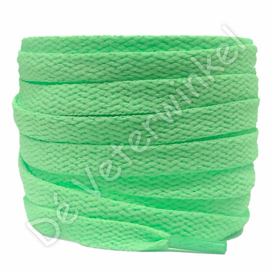 Nike veters plat 8mm MintGroen