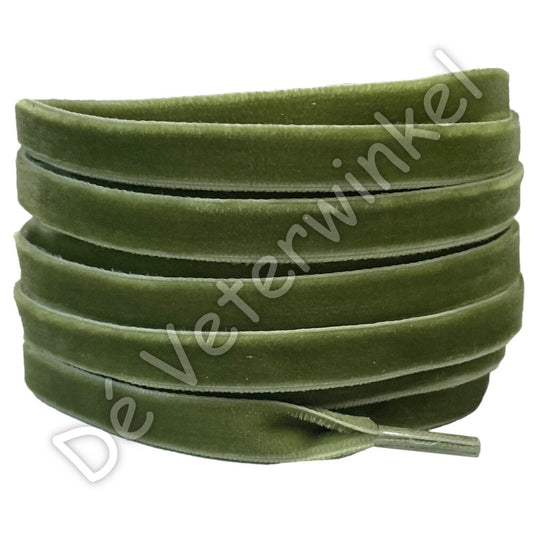 Fluweel 10mm Mosgroen