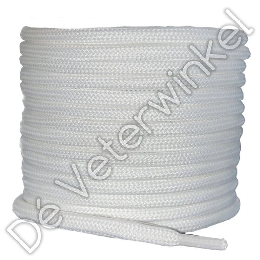 Rond 6mm(!) polyester Natural-White