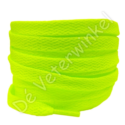 Nike veters plat 8mm Neon Geel