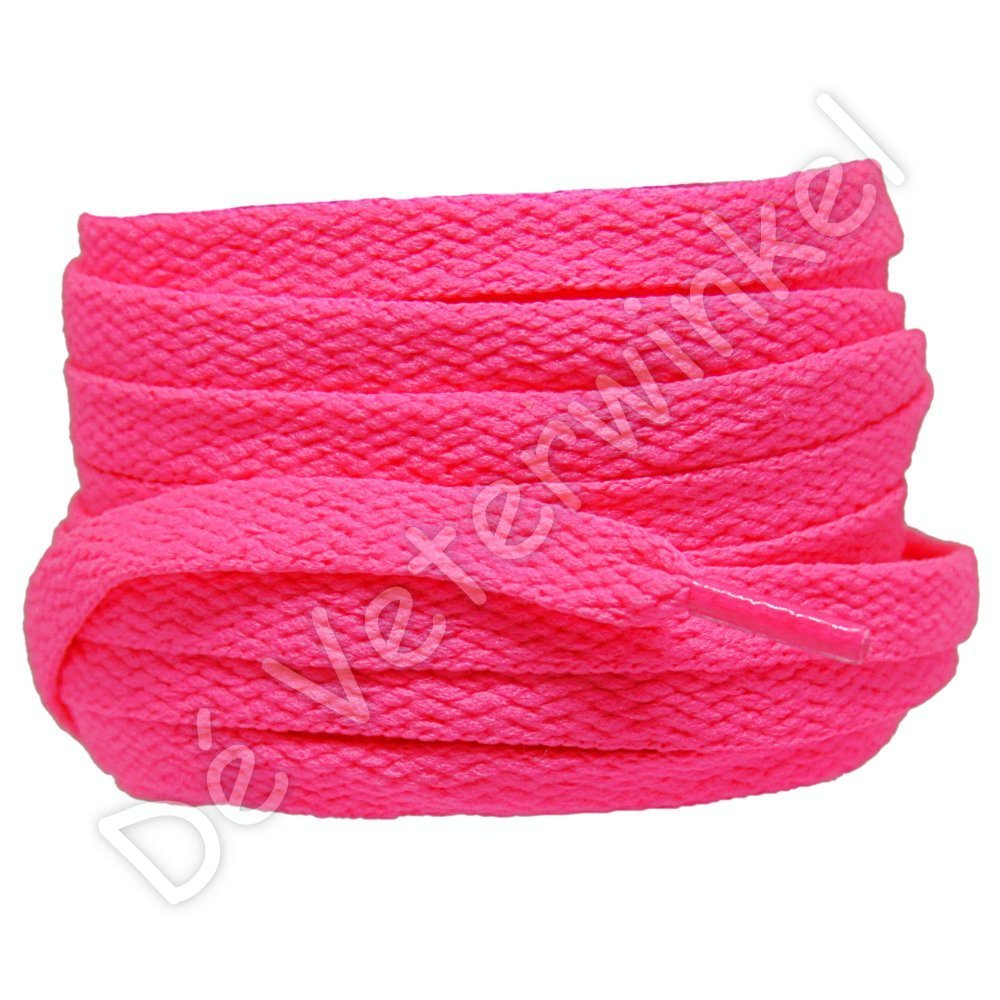 Nike veters plat 8mm Neon Roze
